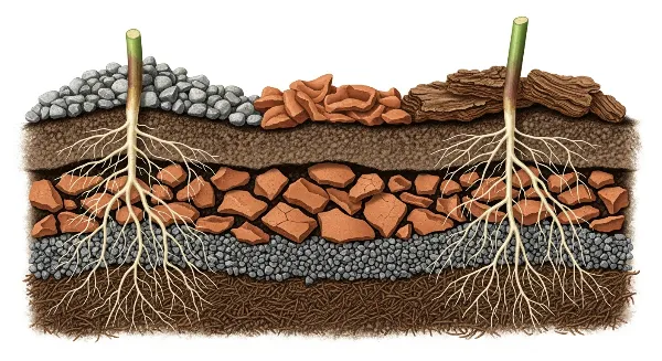 Diverses alternatives aux billes d'argile pour le drainage des plantes